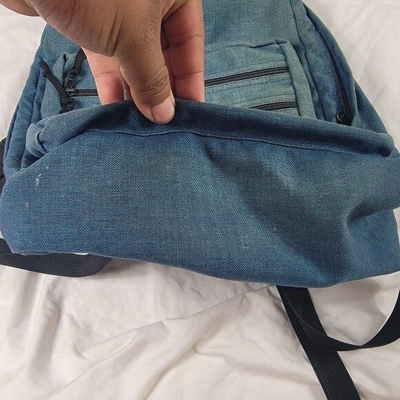 Vintage Caribou Mountaineering Blue Hiking Backpack Camping Trails Outdoors - Picture 6 of 11